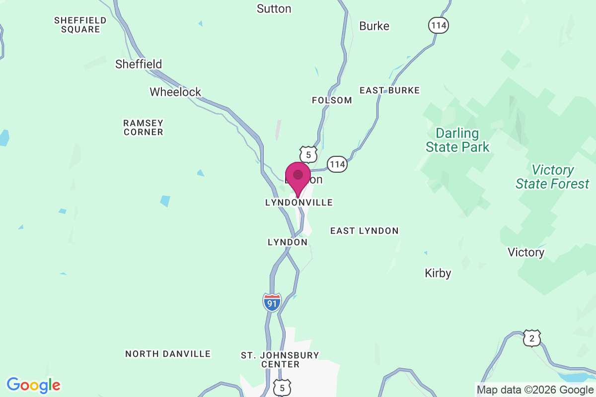 Lyndonville map