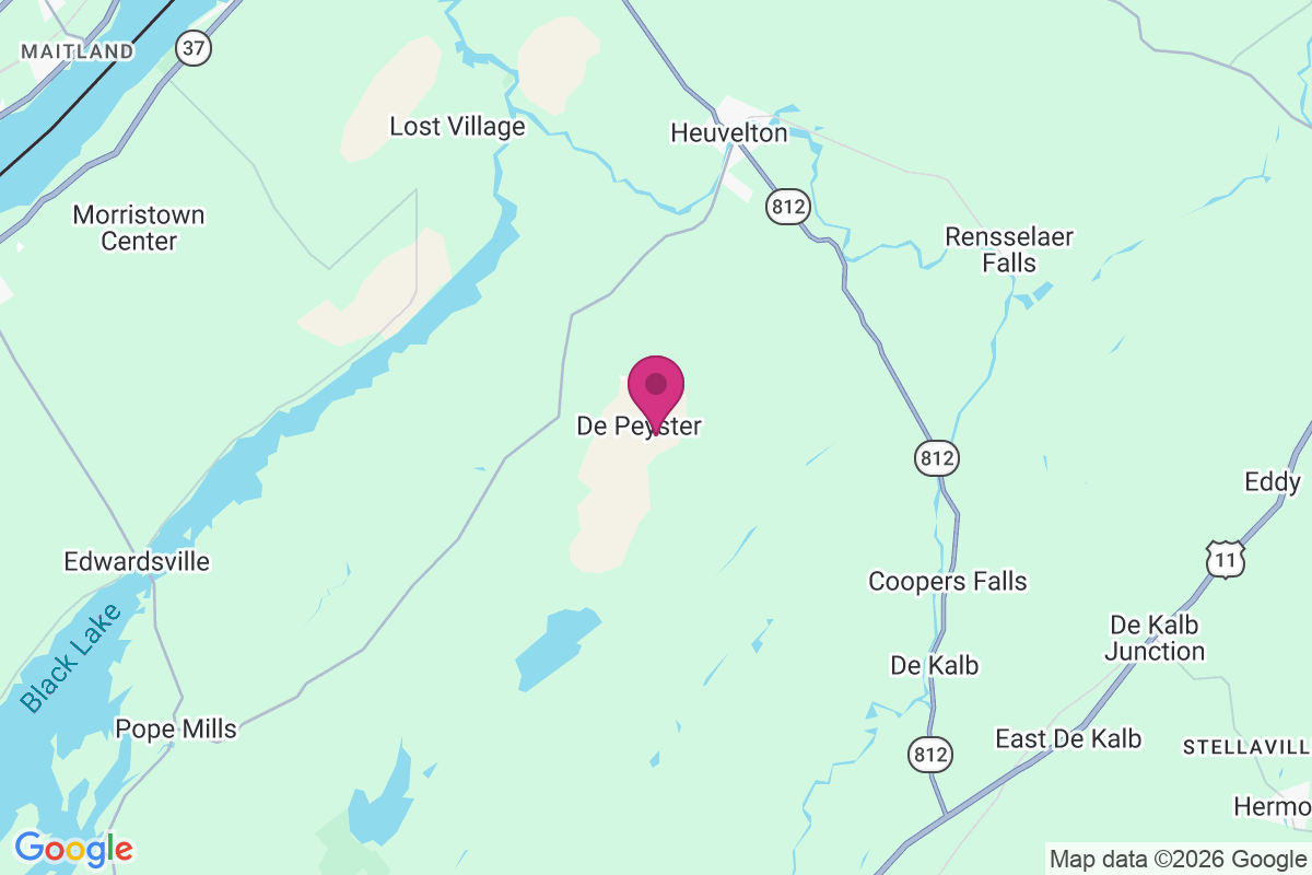 De Peyster map