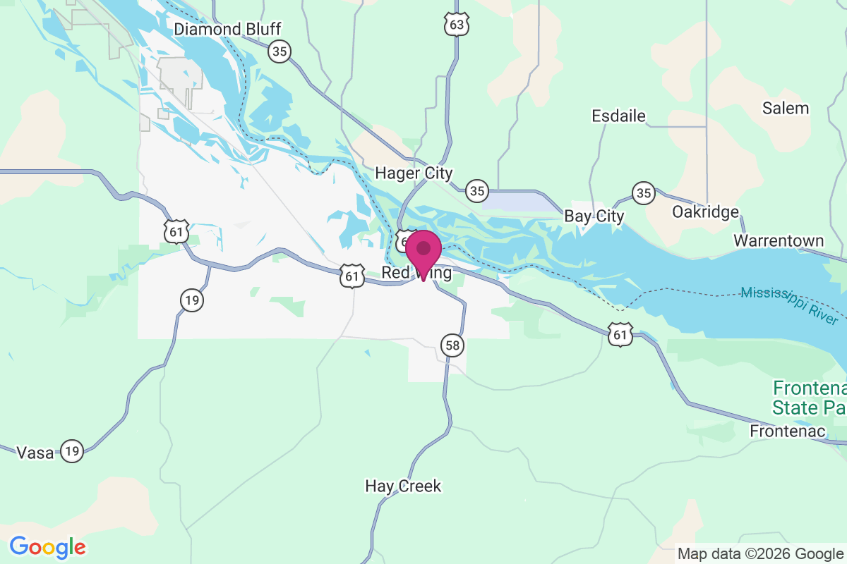 Red Wing map