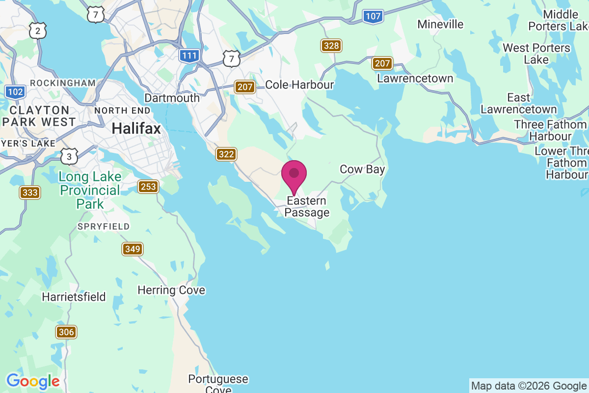 Eastern Passage map