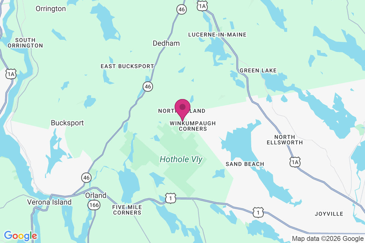 North Orland map