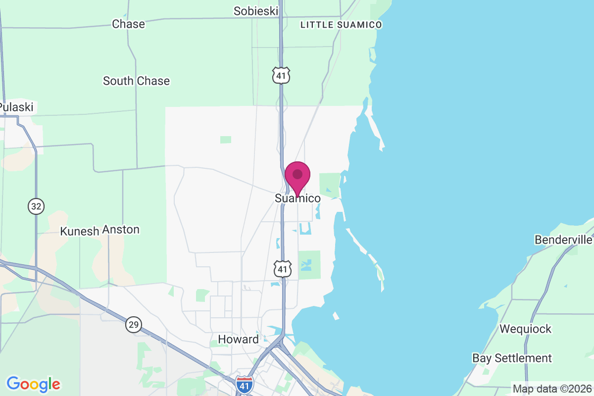 Suamico map