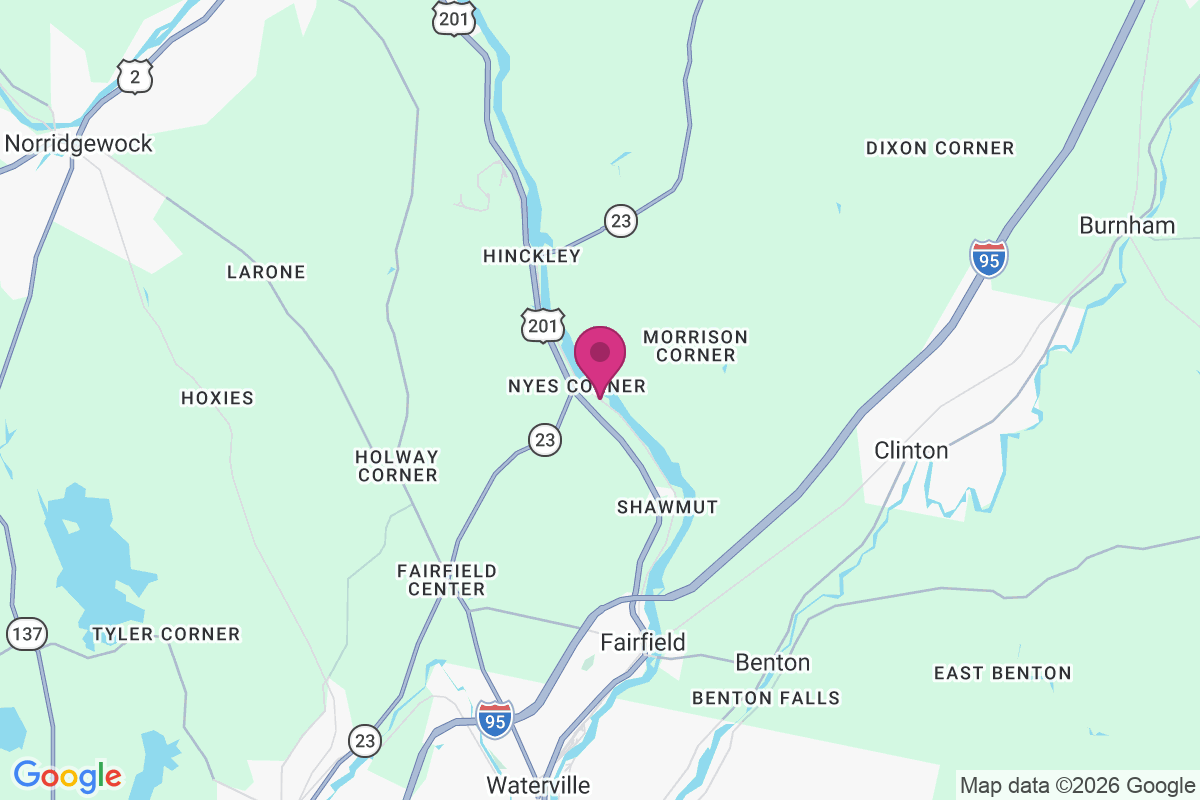 Nyes Corner map