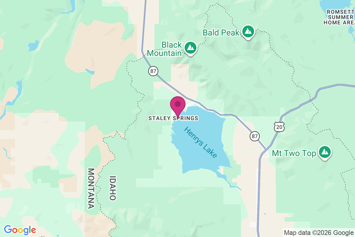 Staley Springs map