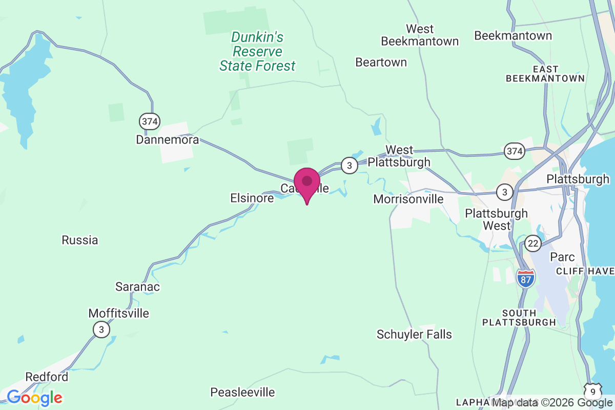 Cadyville map