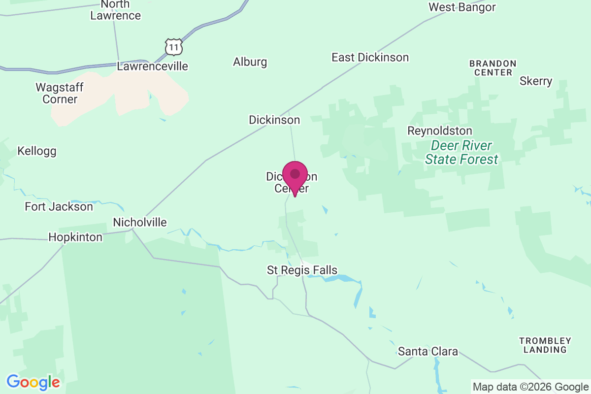 Dickinson Center map