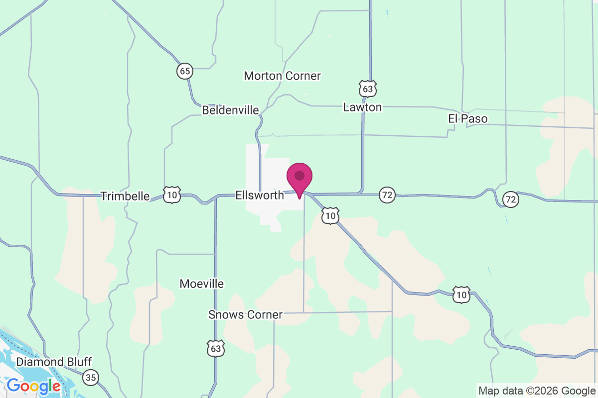 East Ellsworth map
