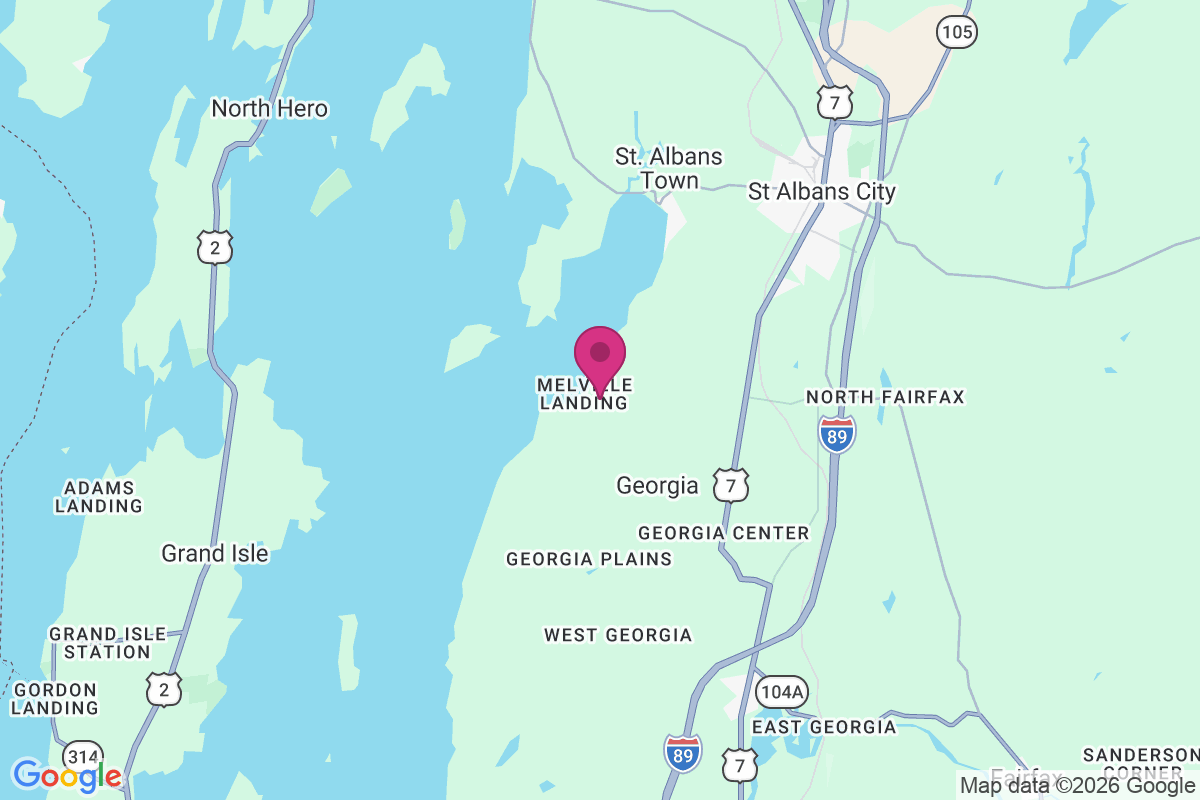 Melville Landing map