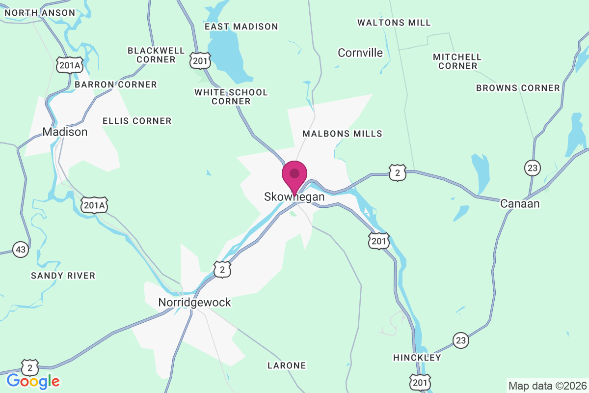 Skowhegan map