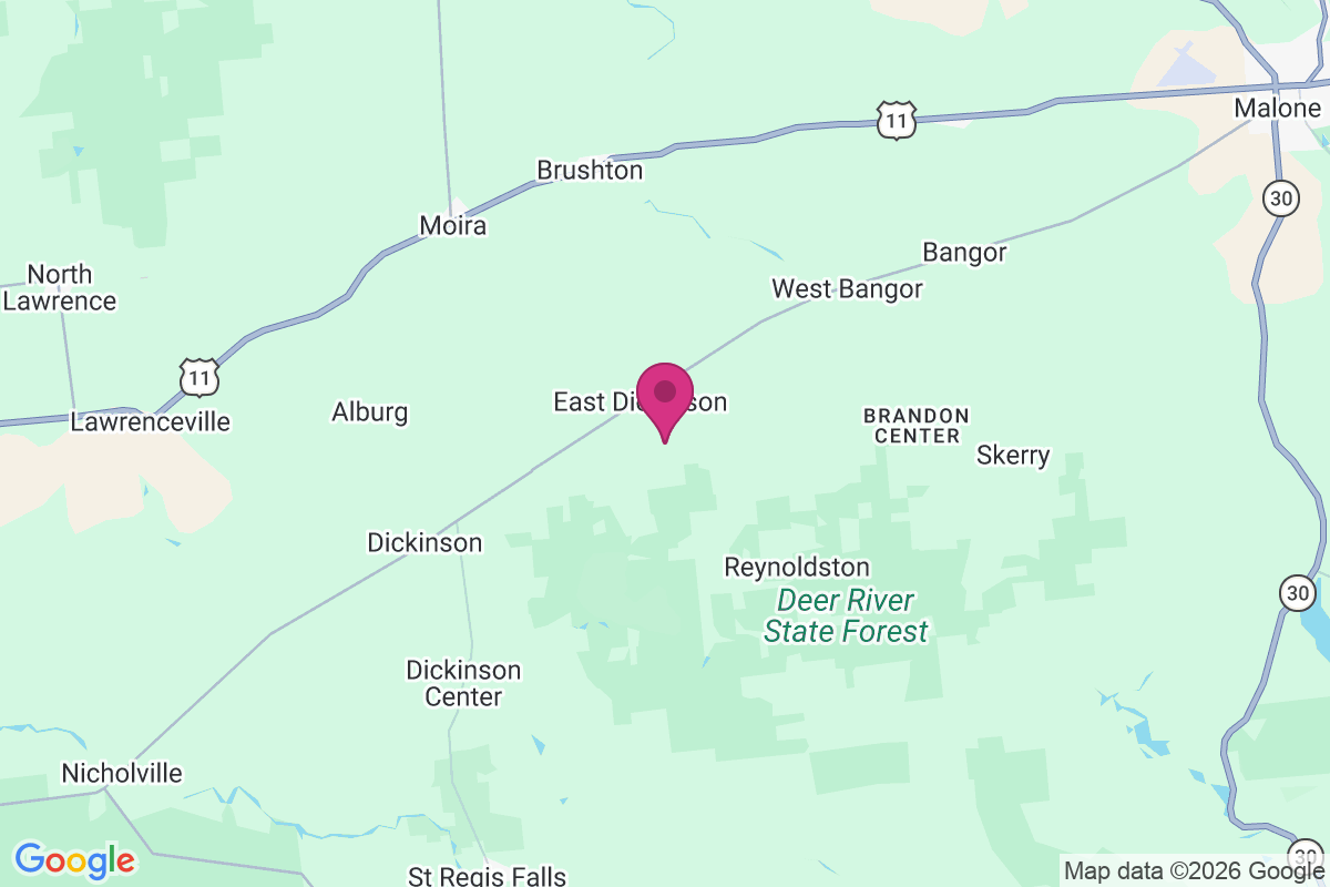 East Dickinson map