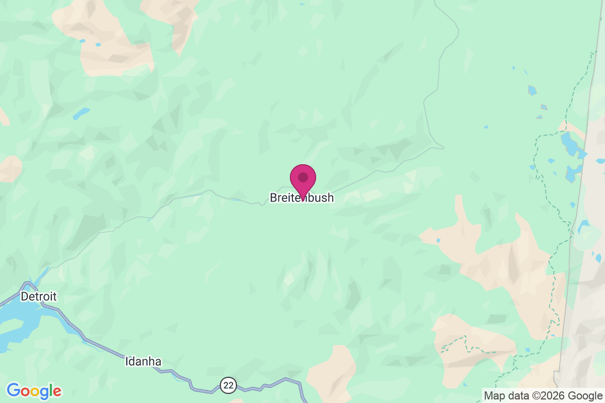 Breitenbush map