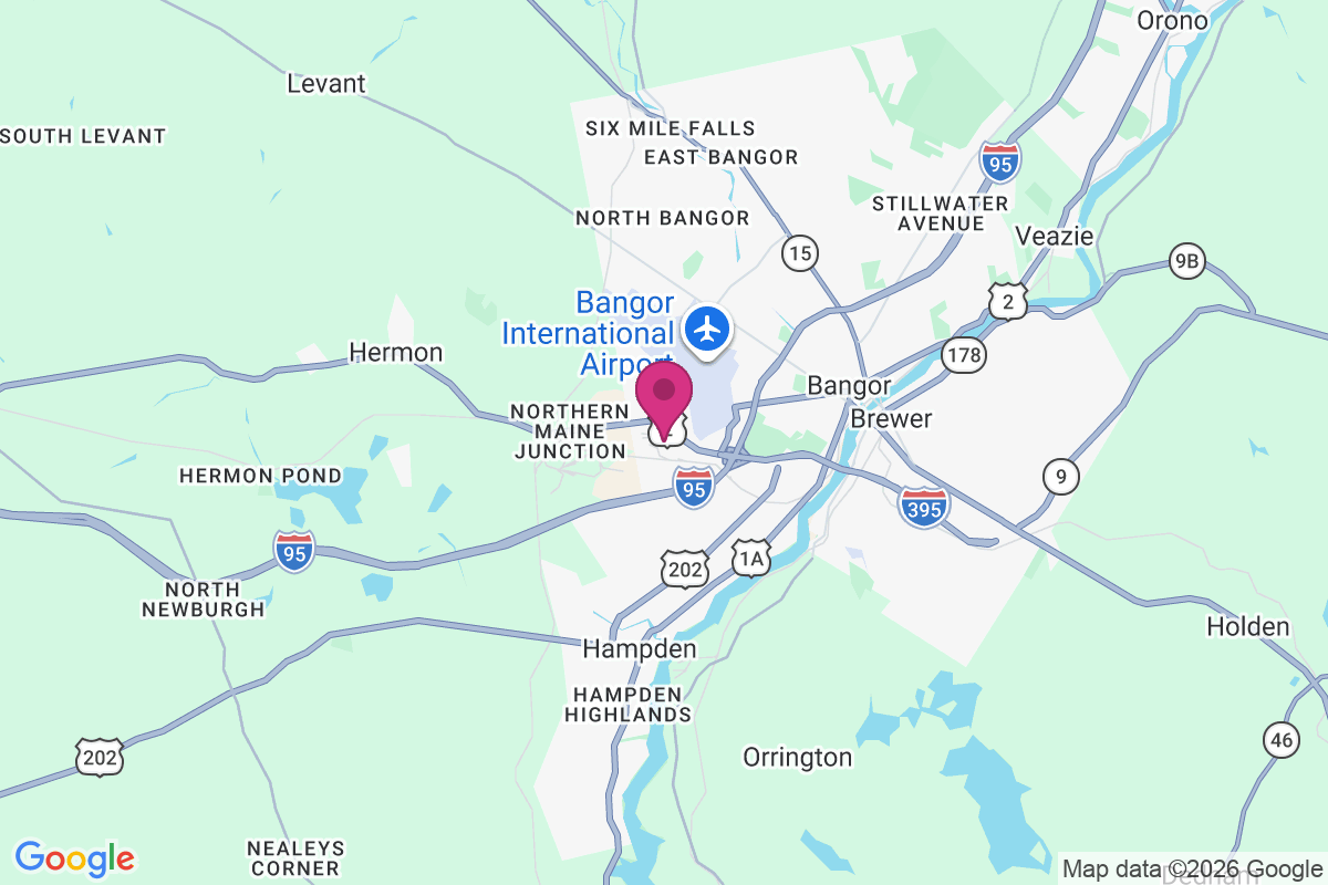 West Bangor map