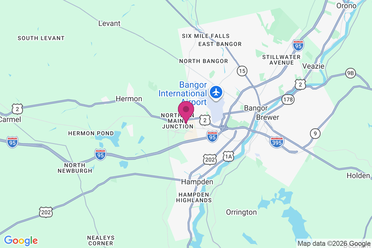 Northern Maine Junction map