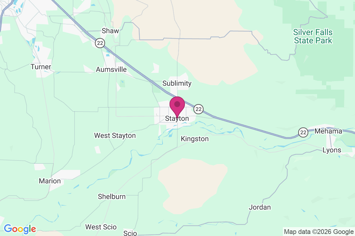 Stayton map