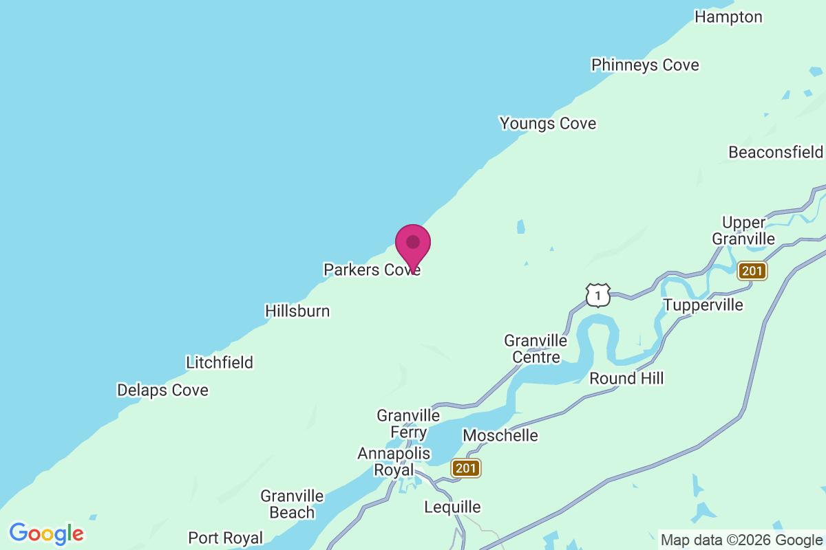 Parkers Cove map