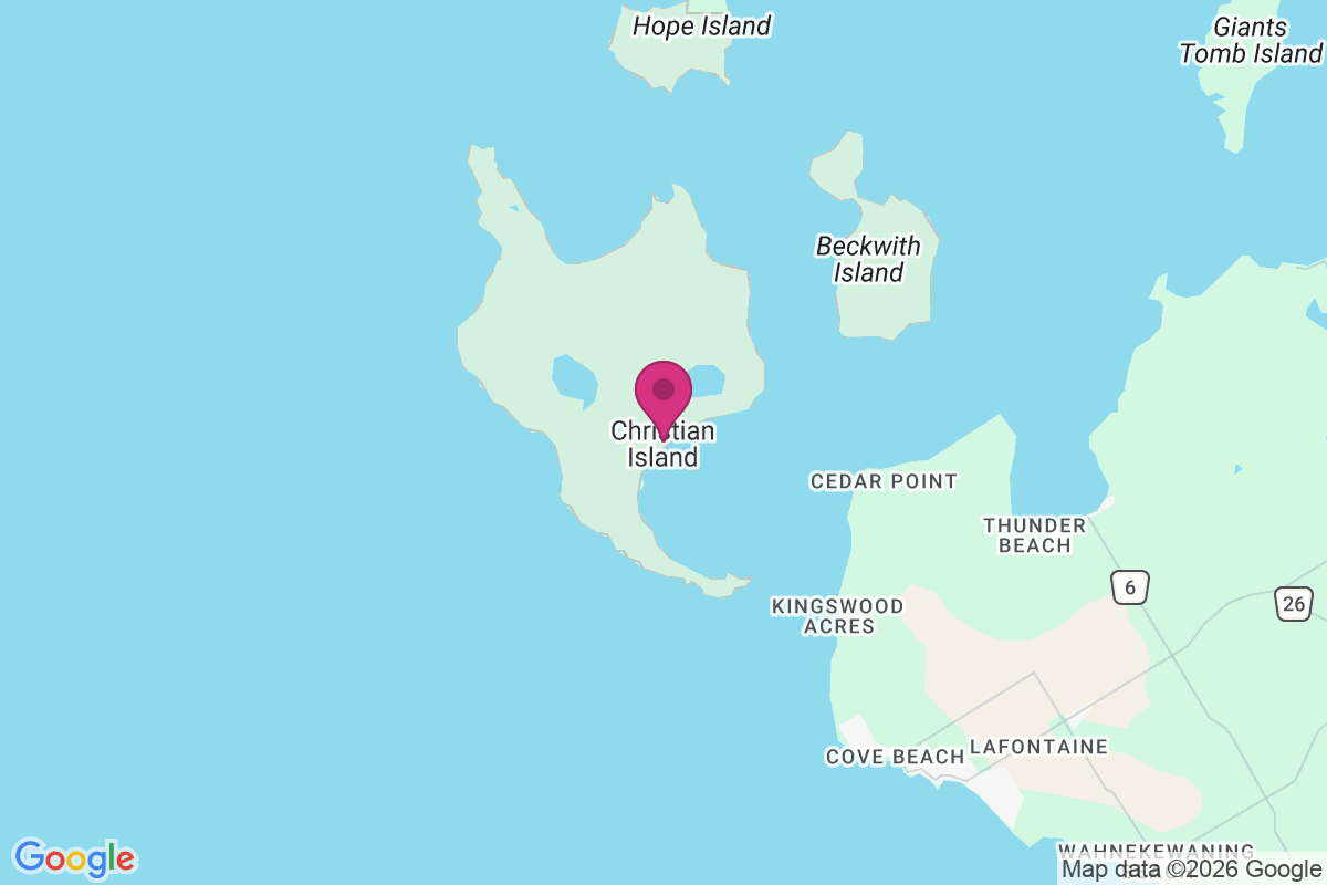 Christian Island map
