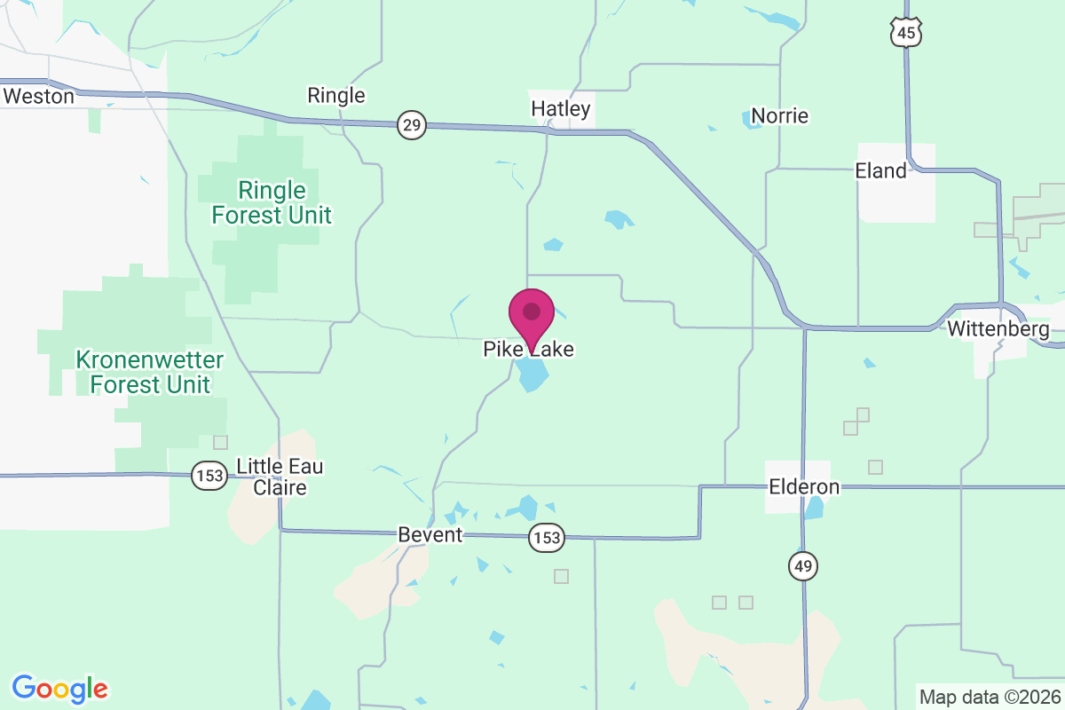Pike Lake map