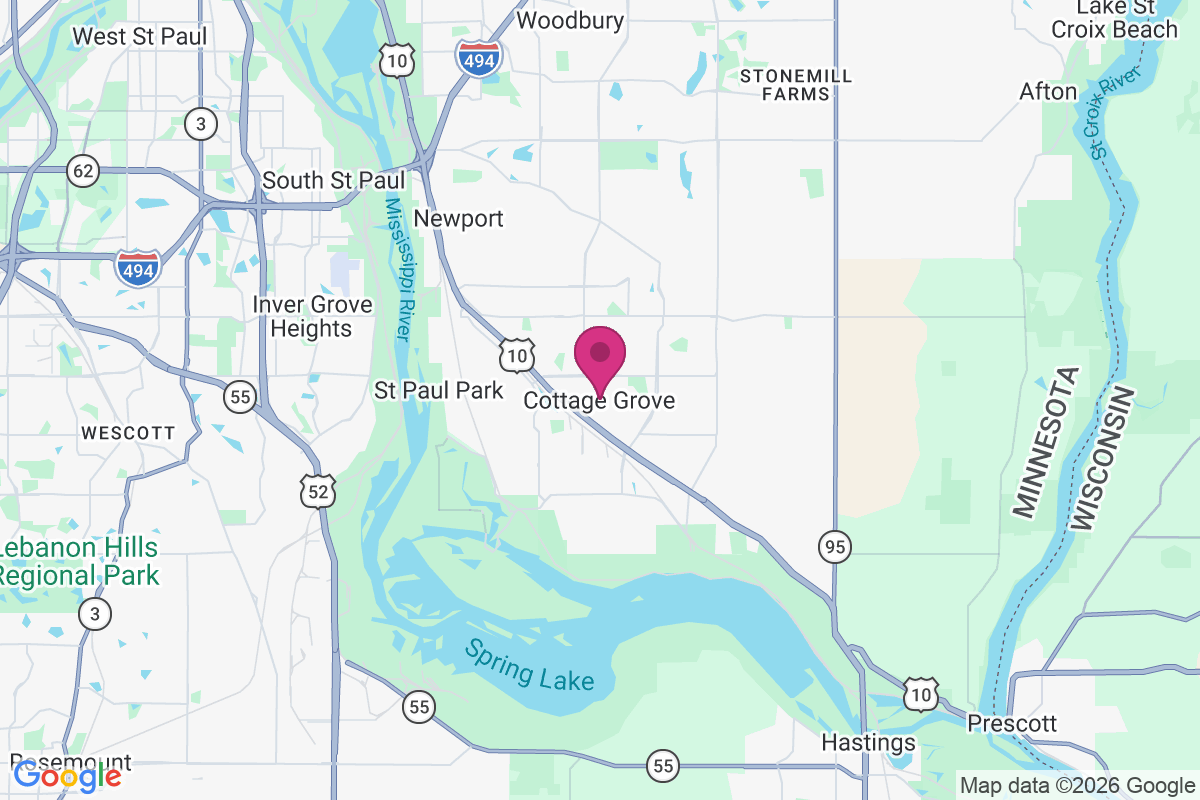 Cottage Grove map