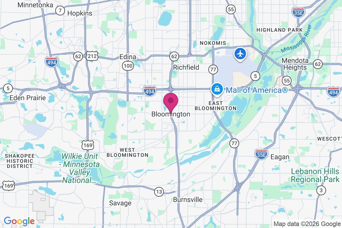 Bloomington map