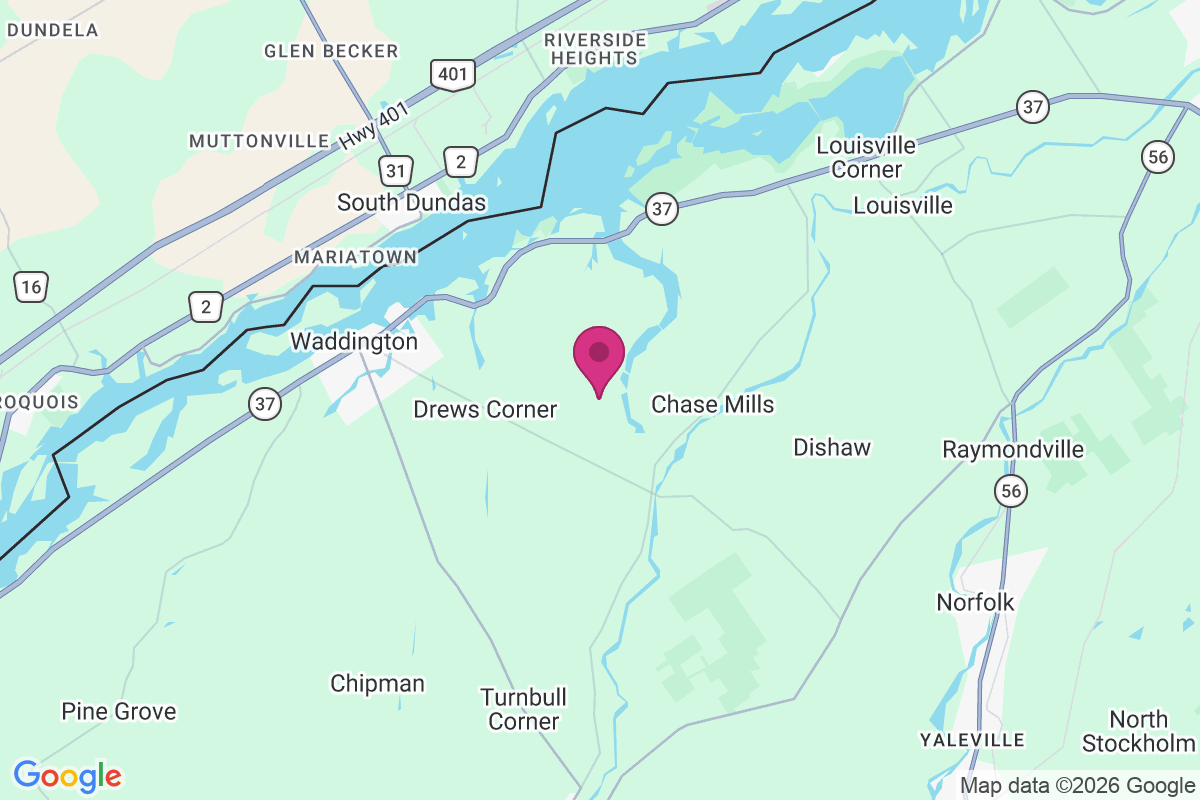 Dalton Crossing map