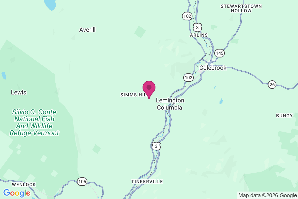 Simms Hill map
