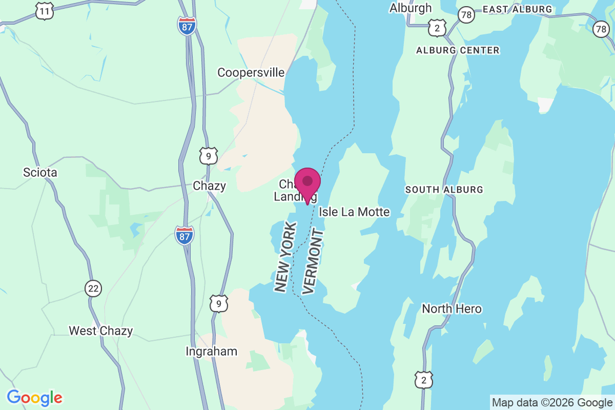 Chazy Landing map