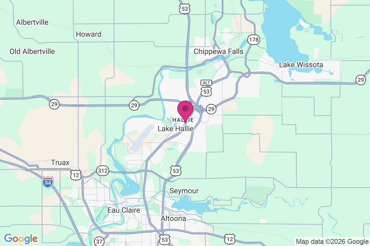 Hallie map