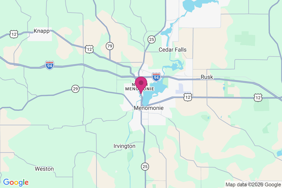 North Menomonie map
