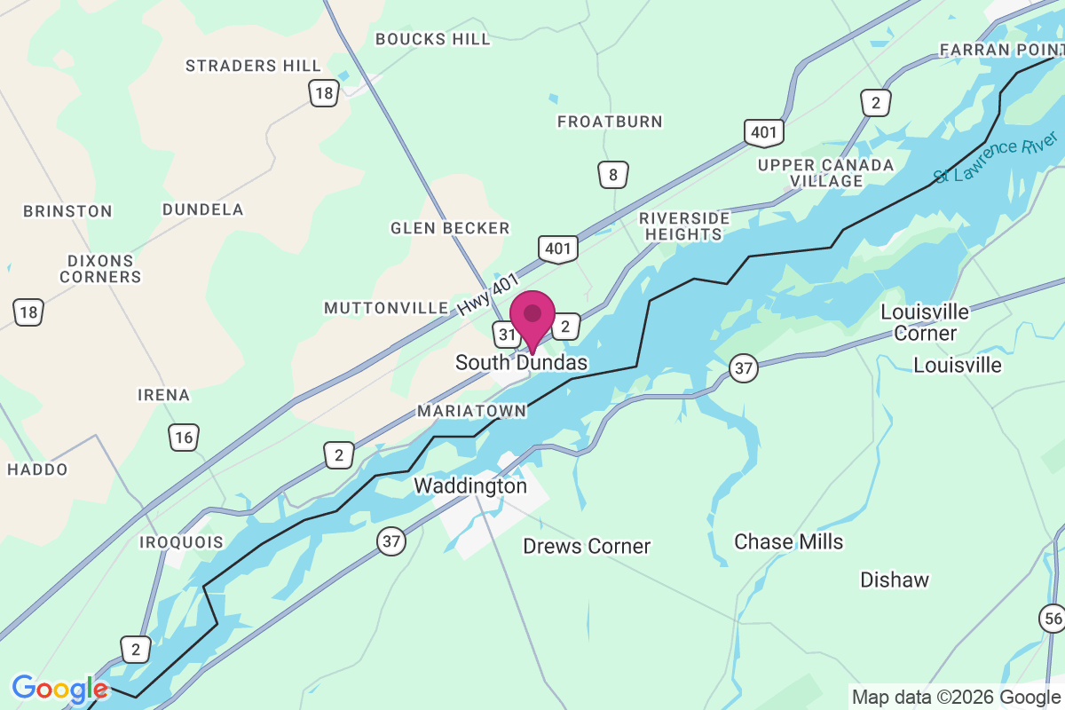 Morrisburg map