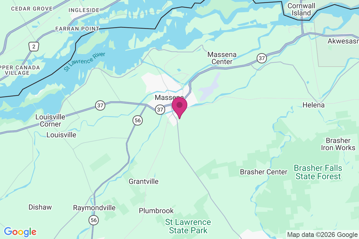Massena Springs map