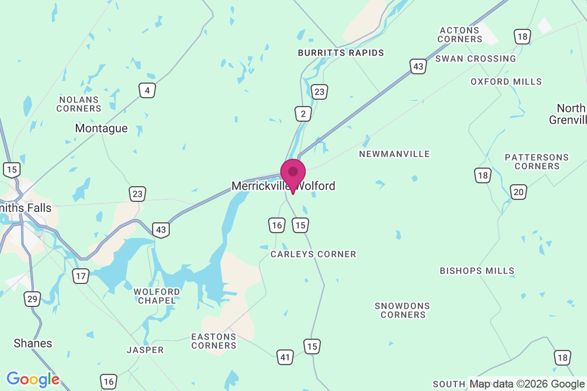 Merrickville map