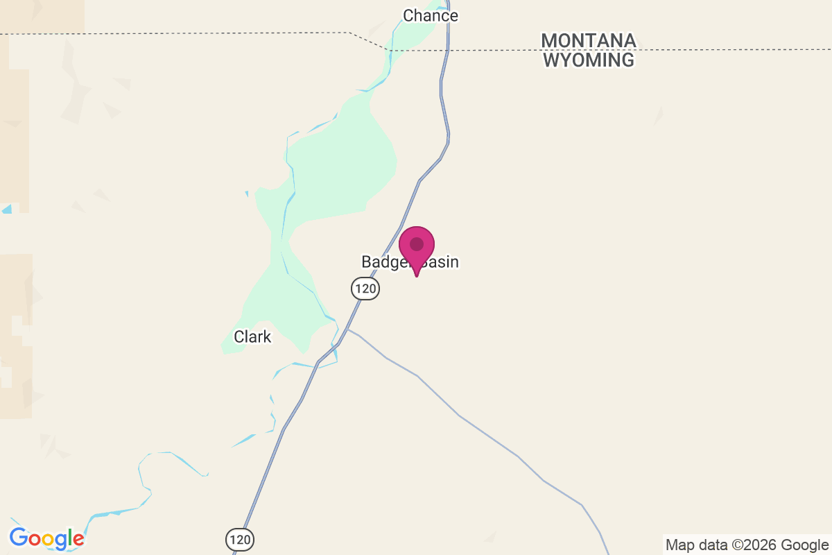 Badger Basin map