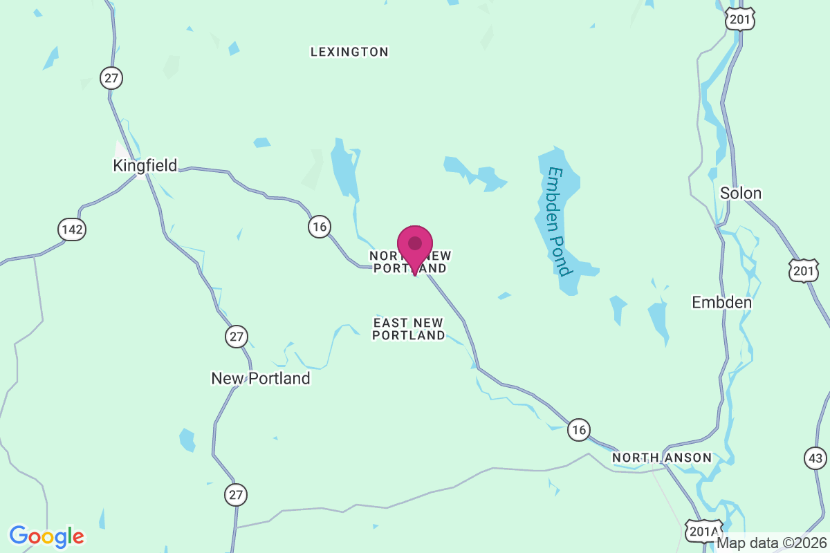 North New Portland map