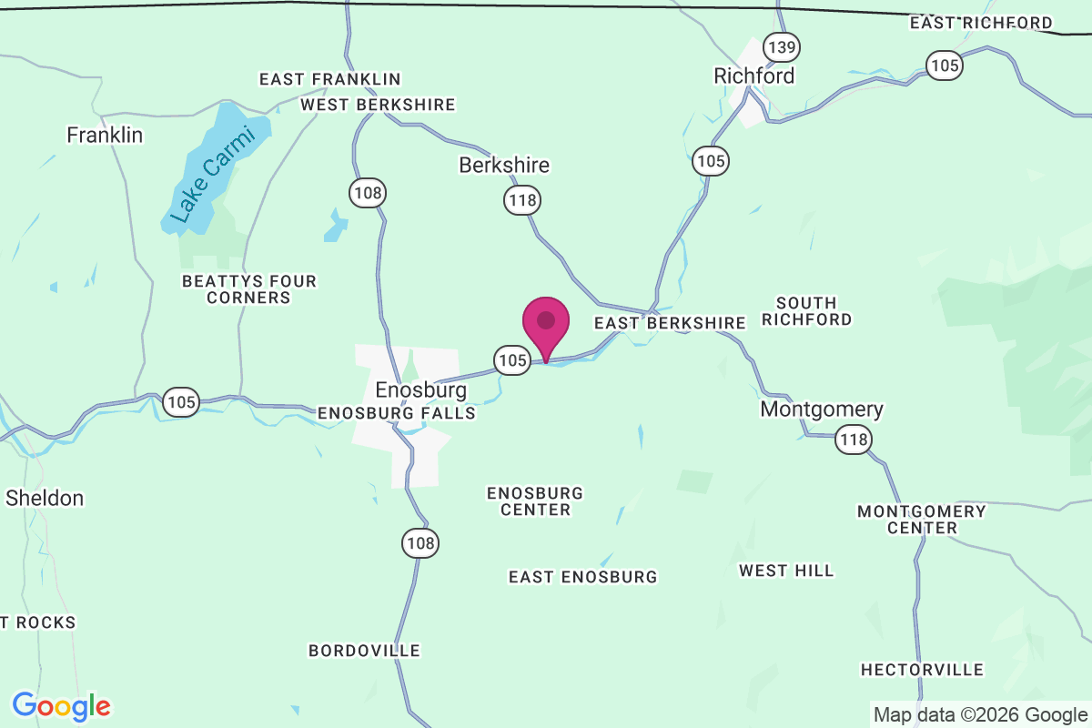 North Enosburg map