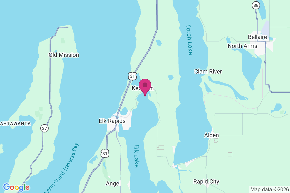 Kewadin map