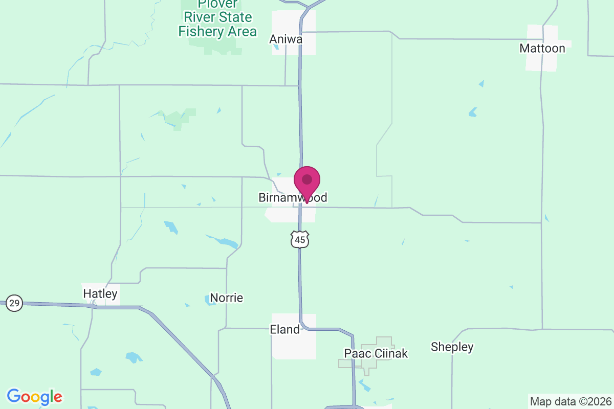 Birnamwood map