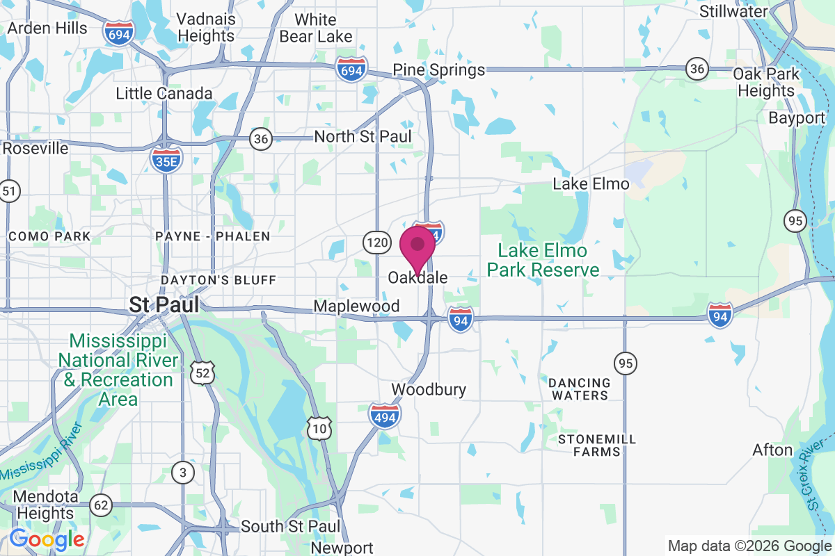Oakdale map
