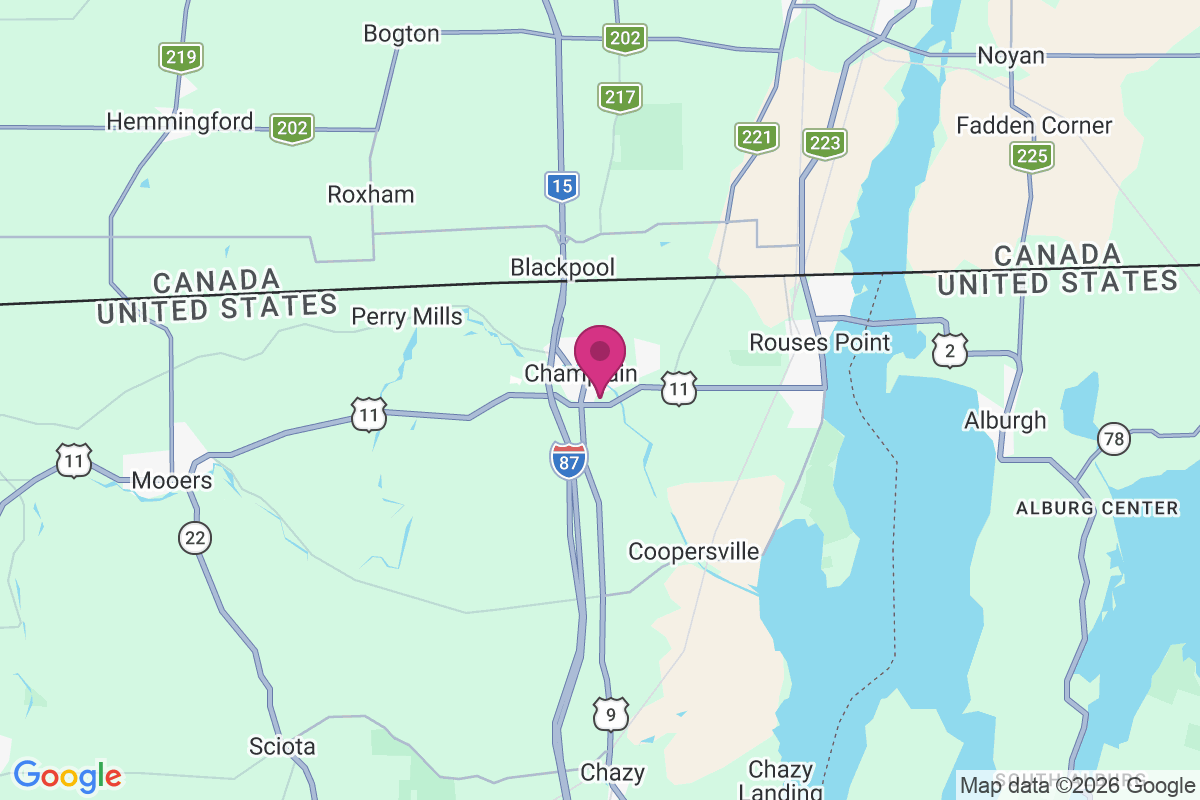 Champlain map