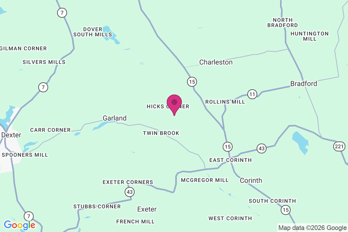 Hicks Corner map