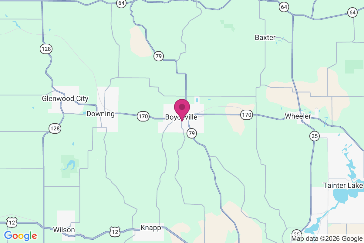 Boyceville map