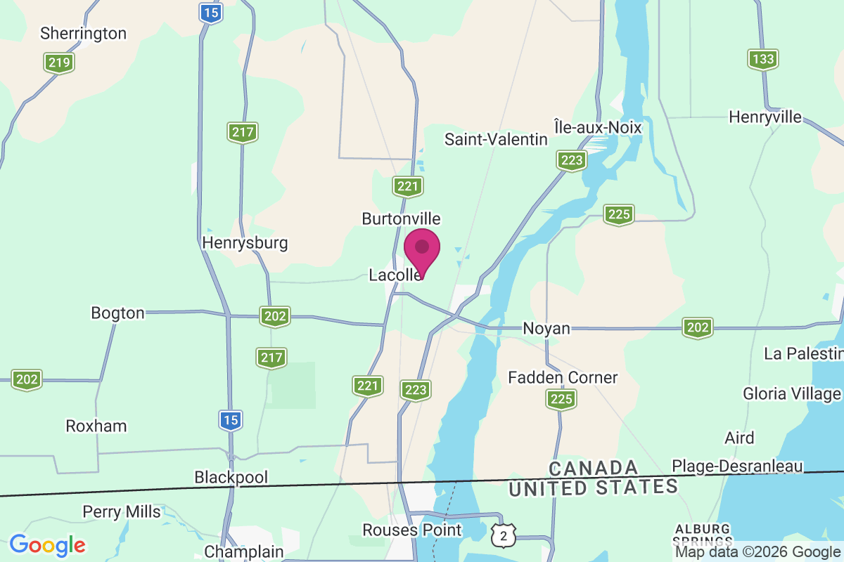 Lacolle map