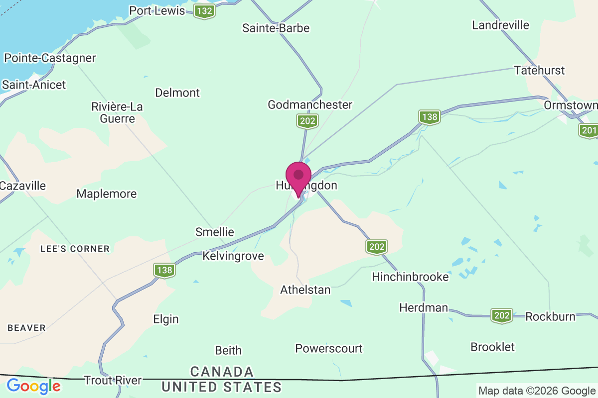 Huntingdon map
