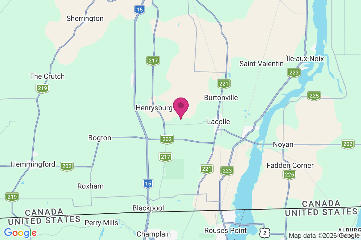 Saint-Bernard-de-Lacolle map