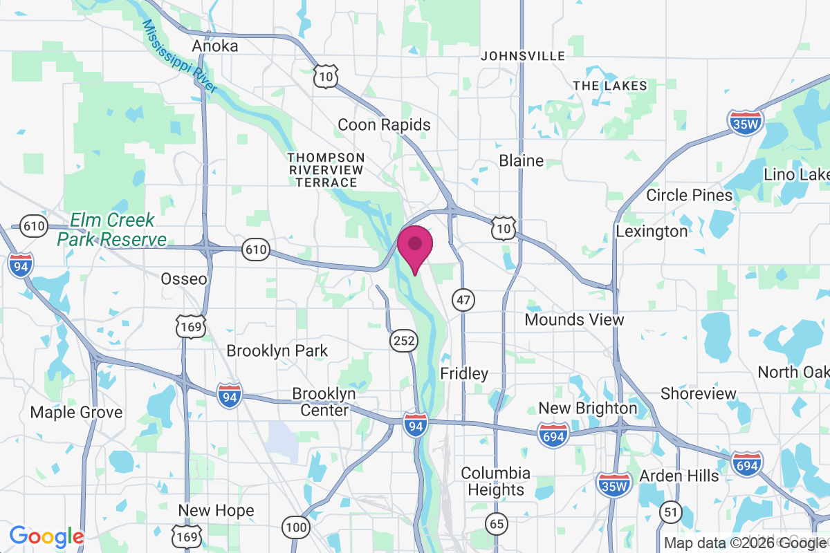 Coon Rapids map