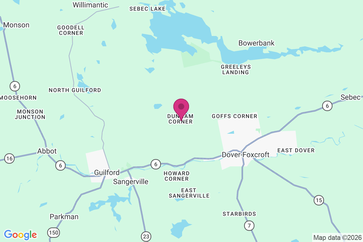 Dunham Corner map