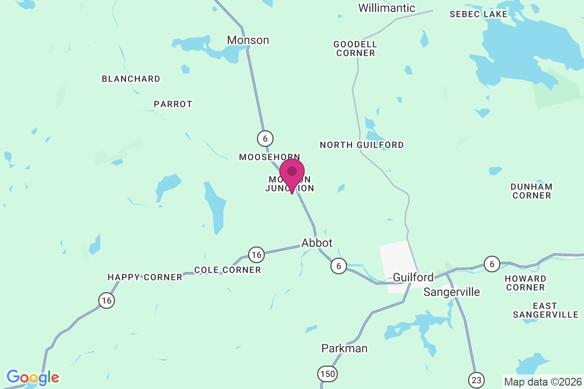 Monson Junction map