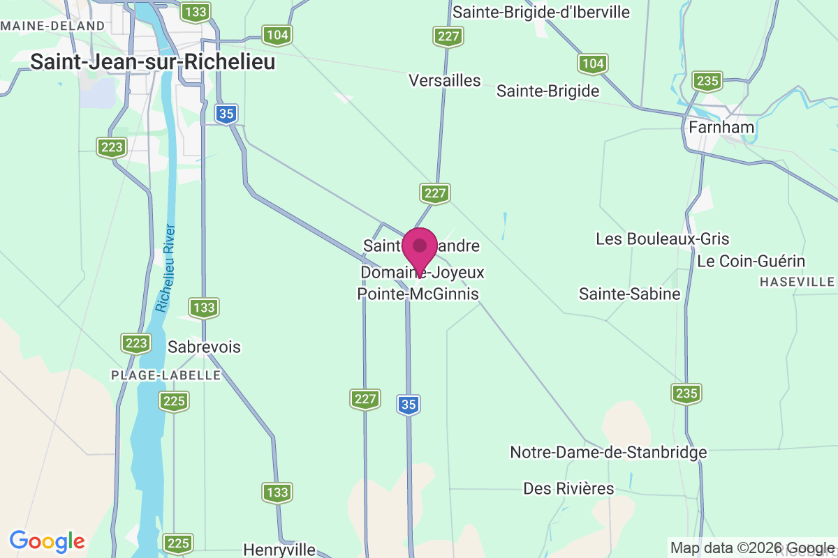 Saint-Alexandre map