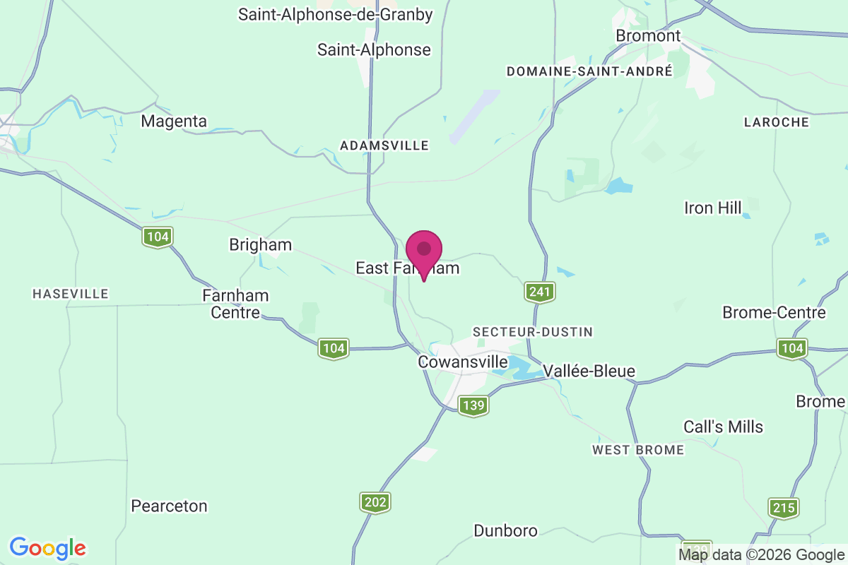 East Farnham map