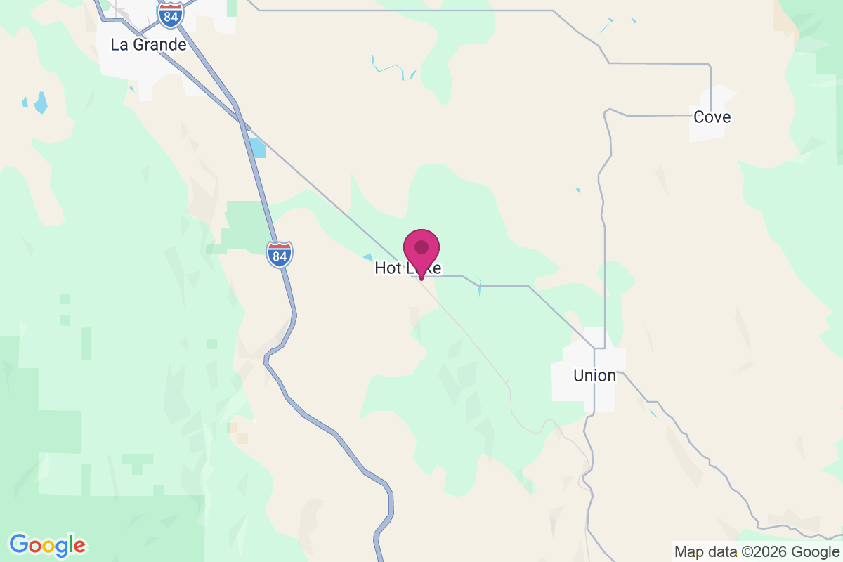 Hot Lake map