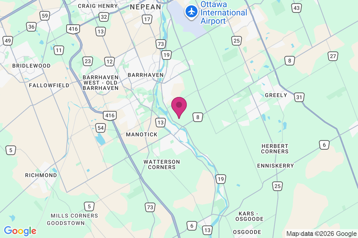 Manotick map